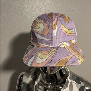 Emilio Pucci Lavender Baseball Cap made in Italy